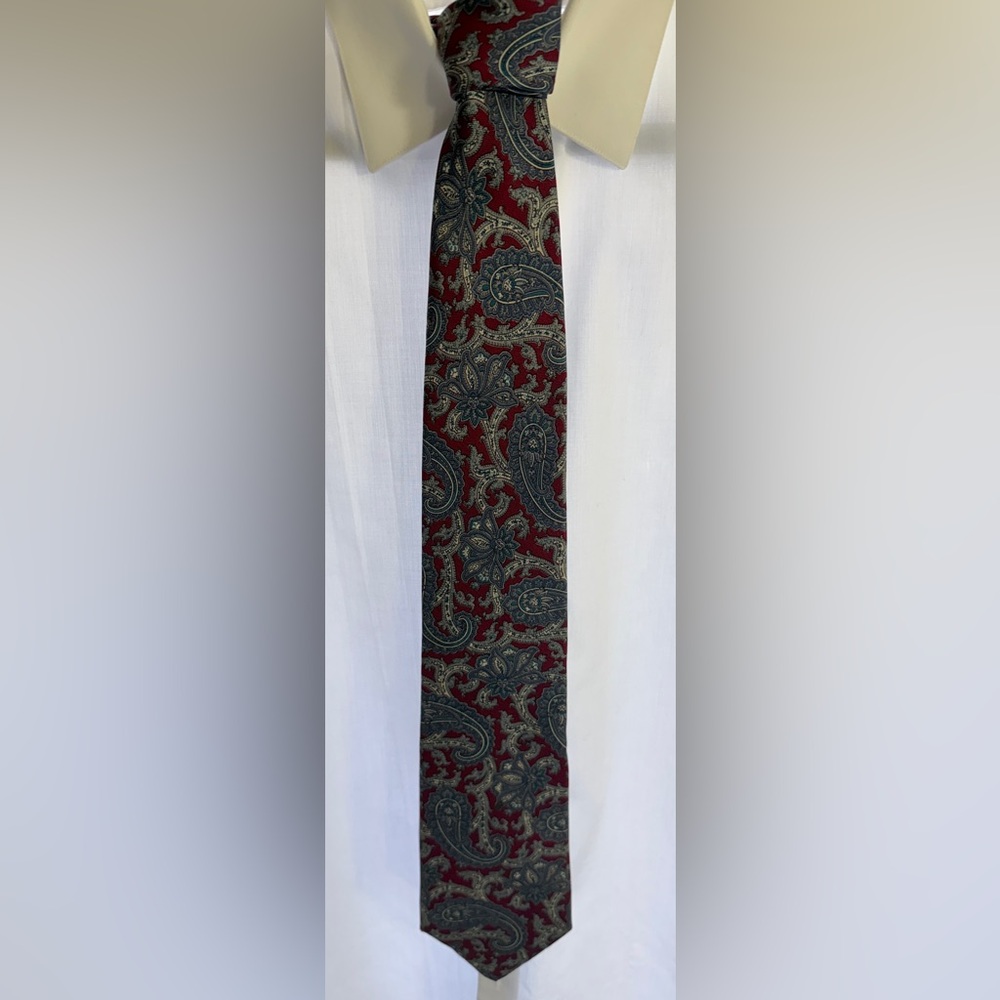 Jos. A. Bank Red and Blue Paisley Tie